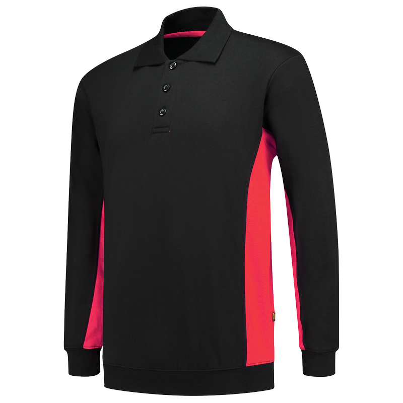 Tricorp Polosweater Bicolor Black-Red