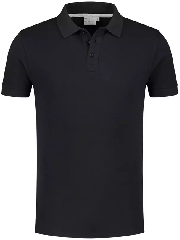 Santino Max poloshirt Zwart 