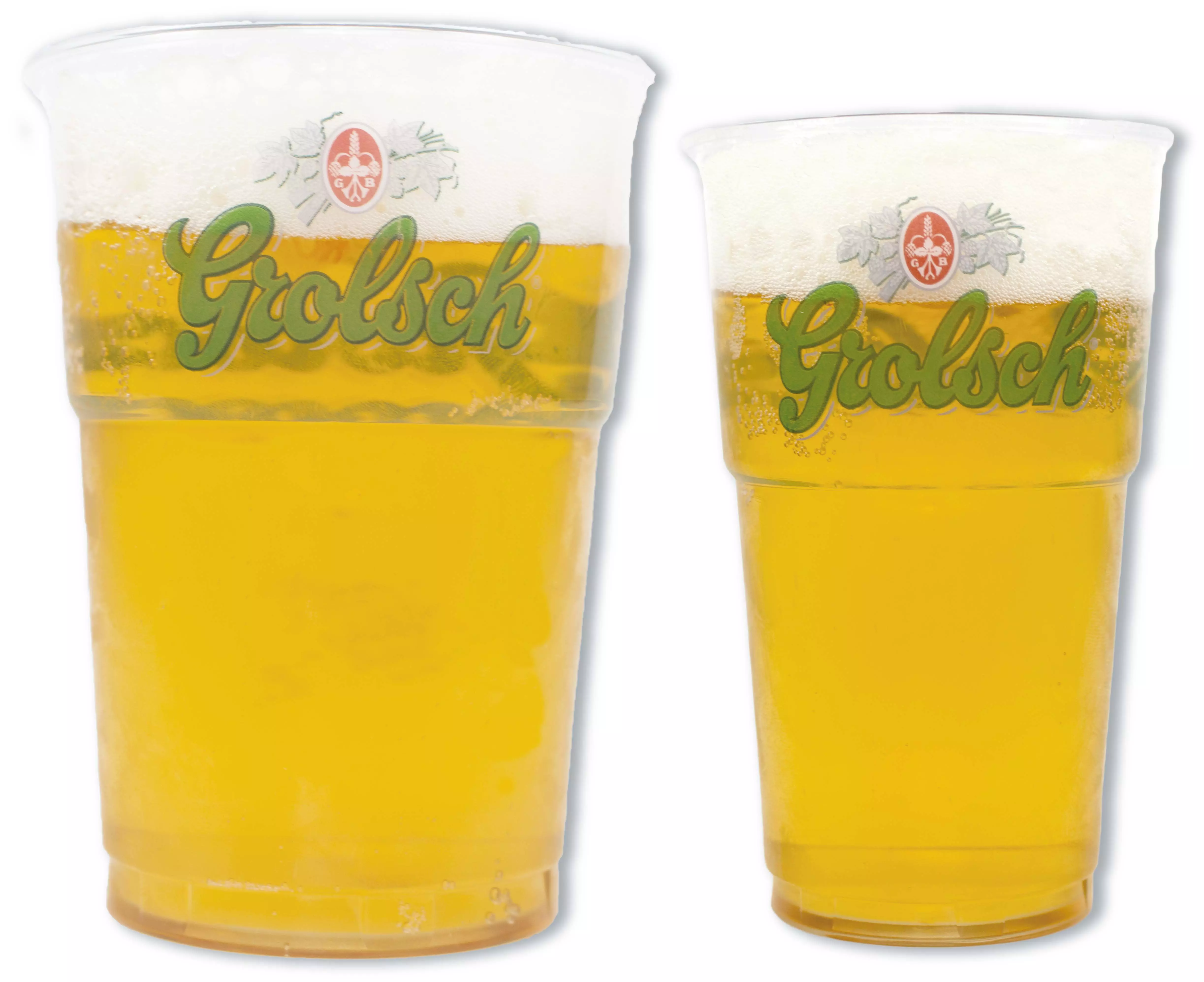 Plastic Bierglas PET 0,4/550cc Grolsch