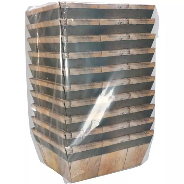 Geschenkmand bier Golfkarton Bruin/zwart