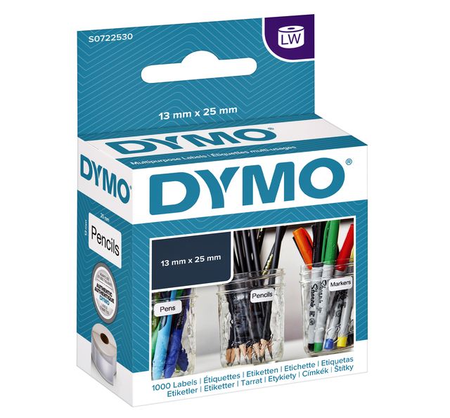 Label Etiket Dymo 11353 25Mmx13Mm Wit