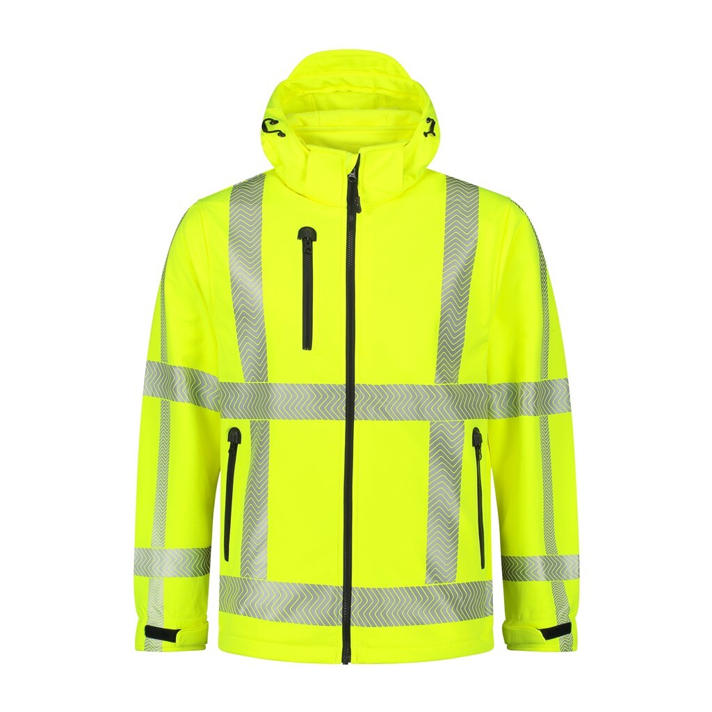 Santino Hooded Softshell Vigo Fluor Yellow