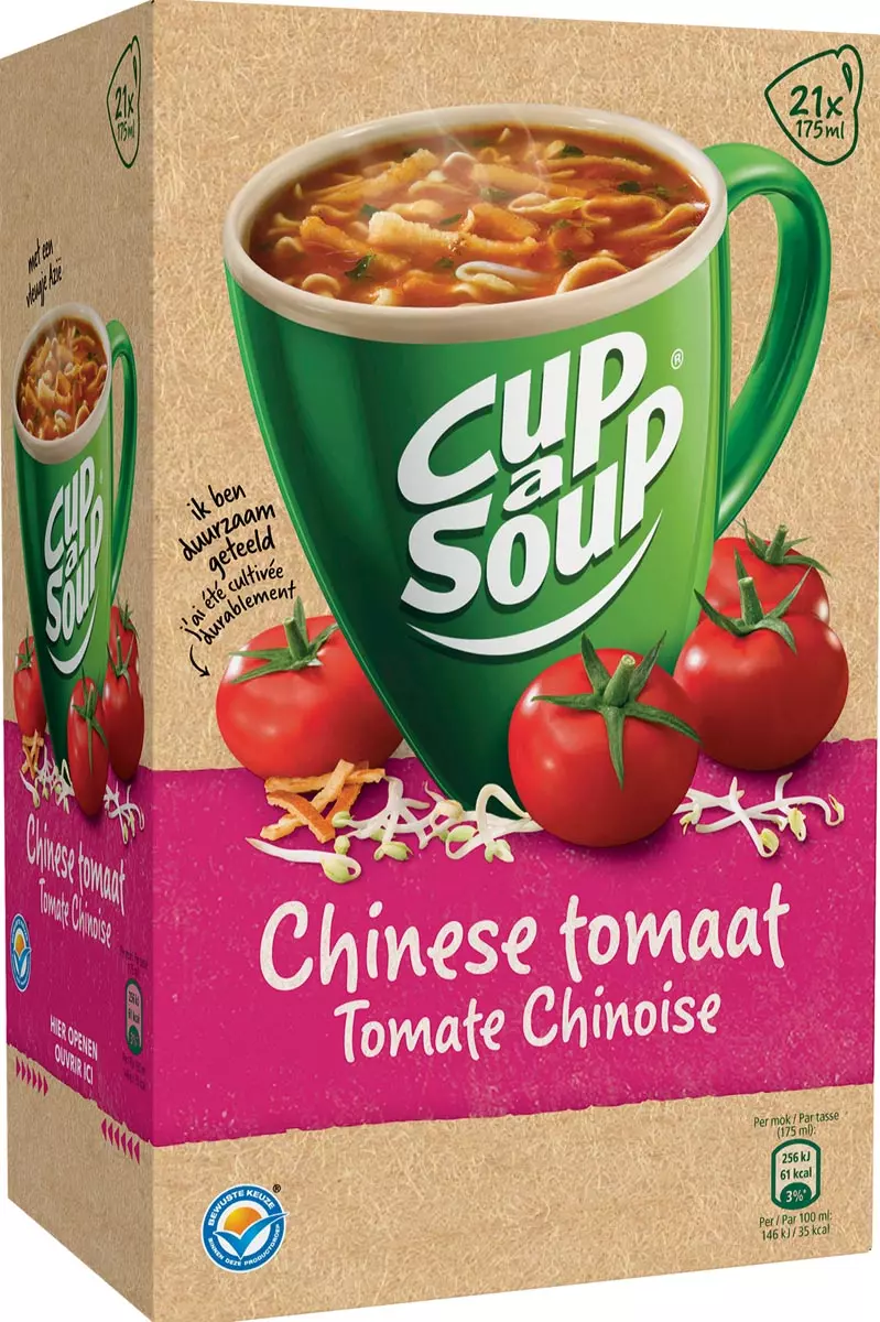 Cup a Soup Chinese Tomaat Doos met 21 zakjes
