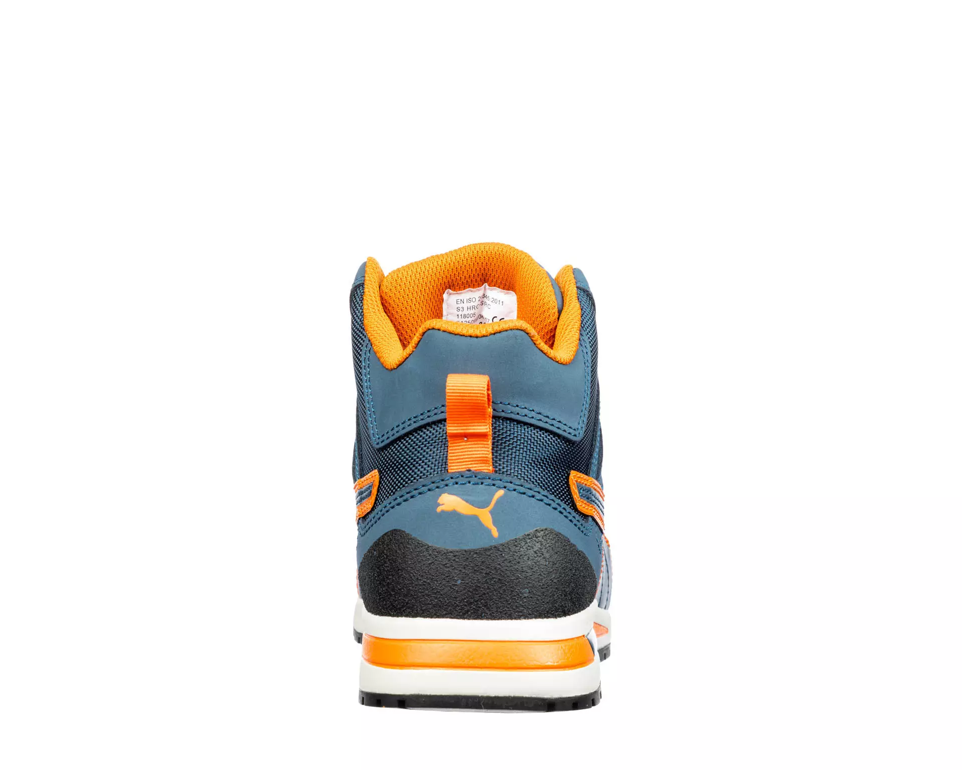 S3 Werkschoen Crosstwist Mid blauw/oranje Puma