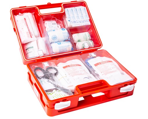 Verbandkoffer EHBO BHV norm 2021 richtlijnen Oranje Kruis 33x23x13cm