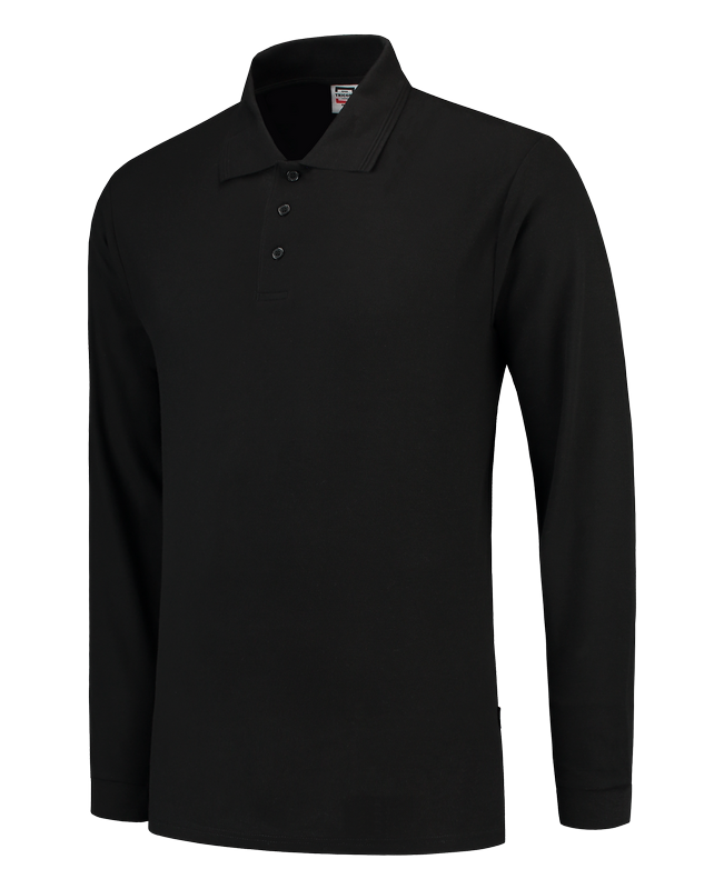 Tricorp Poloshirt 100% Katoen Lange Mouw Black