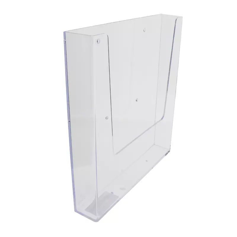 Folderhouder A4 Wandmodel Transparant