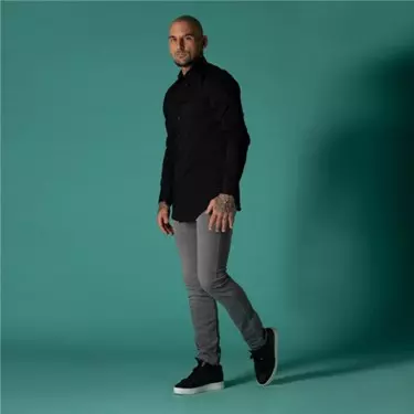 Werkspijkerbroek Heren Stretch Denimgrijs