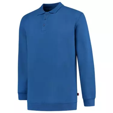 Polosweater Jersey kobalt