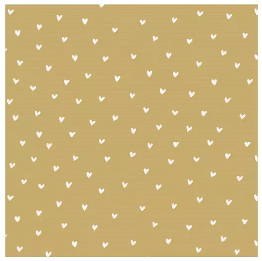 Cadeaupapier White Hearts 50cmx250m