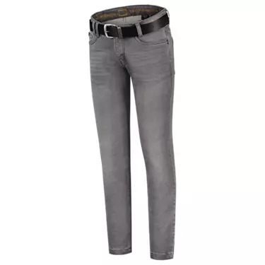 Werkspijkerbroek Heren Stretch Denimgrijs