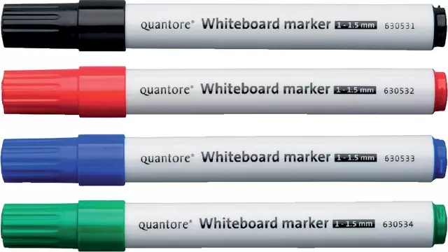 Whiteboard Stiften 1-1.5mm - 4 kleuren - 4 stuks