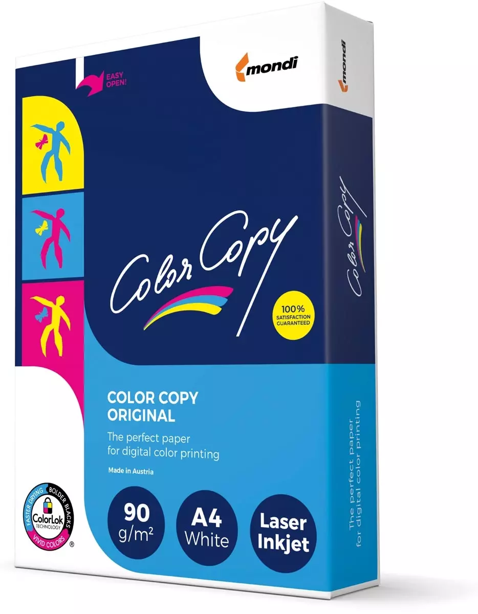 Laserpapier Color Copy Digital A4 90gr wit (pak à 500vel)