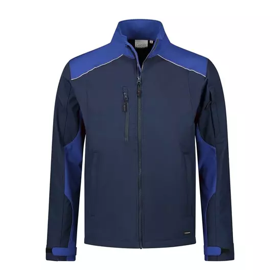 Softshell jack Tour marine/kobaltblauw