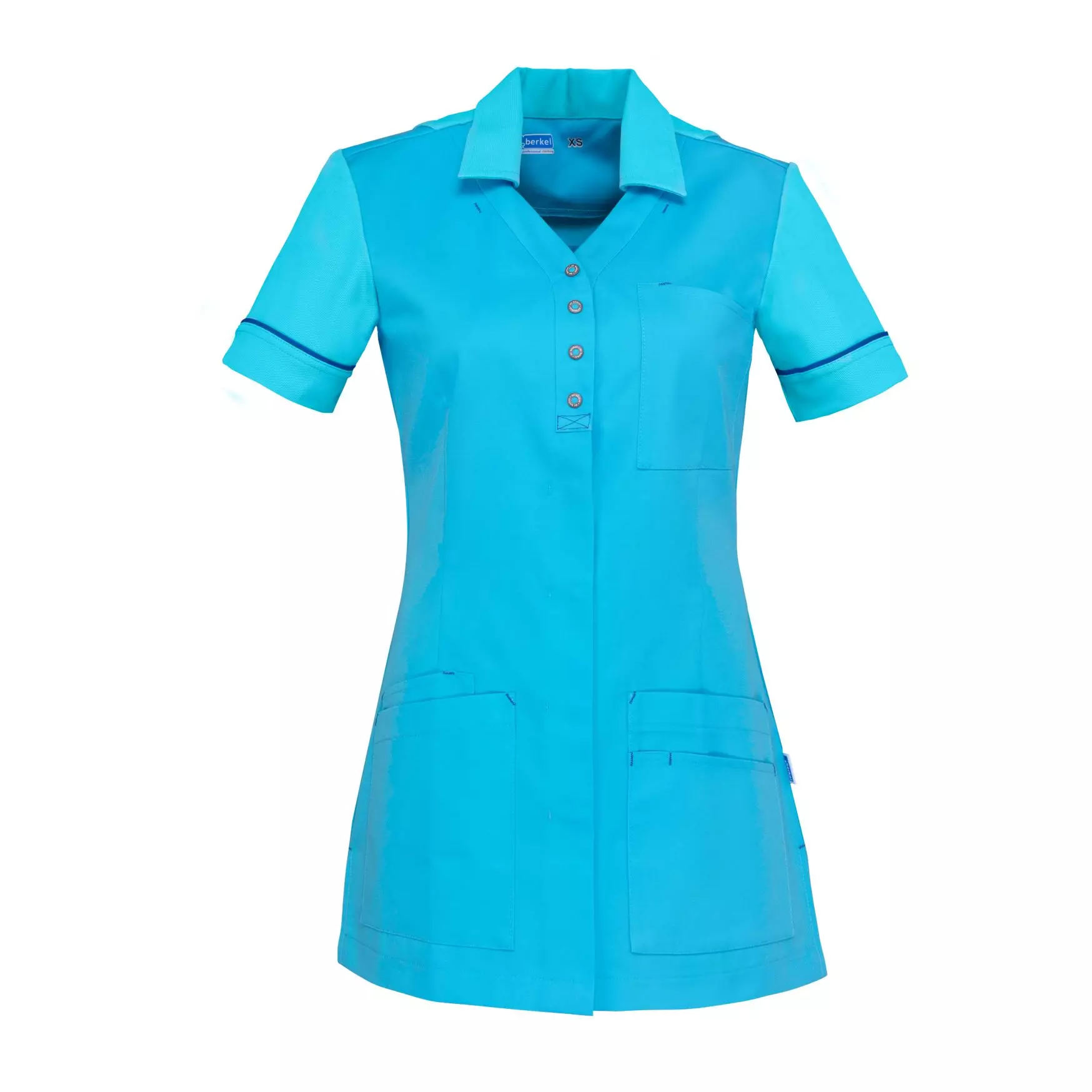 Zorgjas Carmen Azuurblauw De Berkel Dames Voorkant