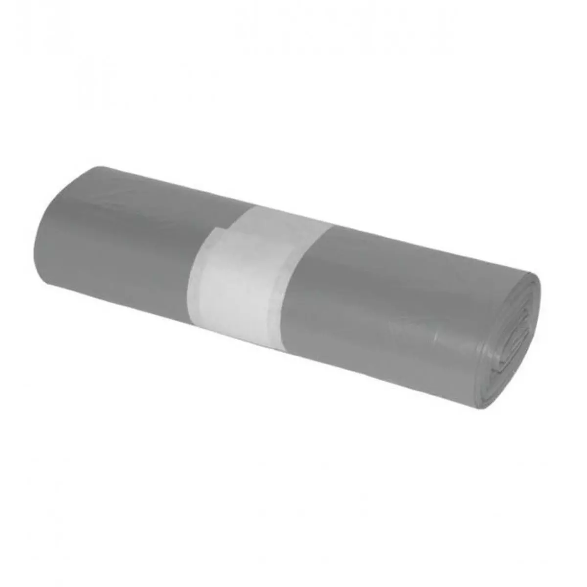 Afvalzak HDPE 50x60cm T15 12mu Grijs