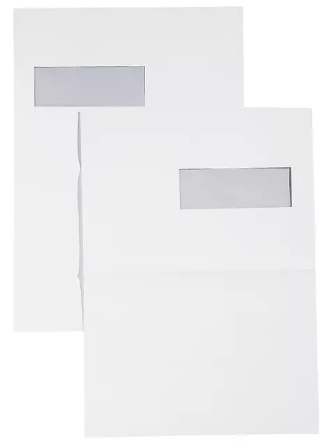 Bordrug vensterenvelop C4 Wit 229x324mm