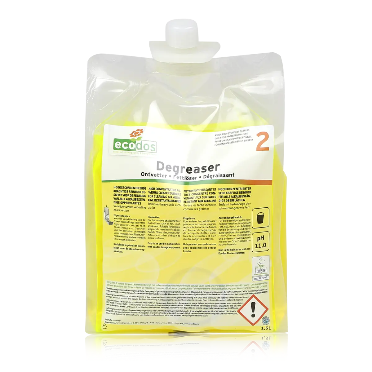 Ecodos Ontvetter Easy Flacon 2x1500ml