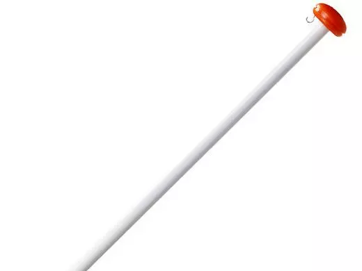 Vlaggenstok met oranje knop 200cm