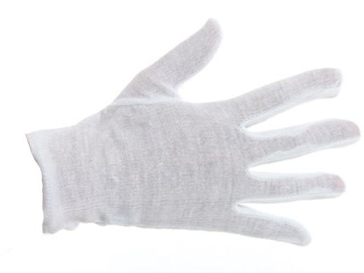Handschoen Medium katoen wit