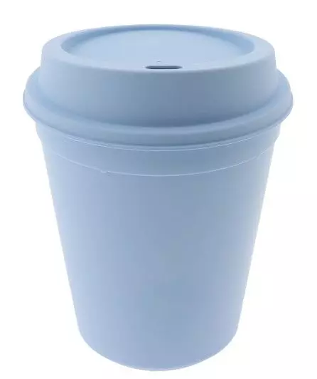 Koffiebeker Herbruikbaar 300ml Blauw Excl. deksel