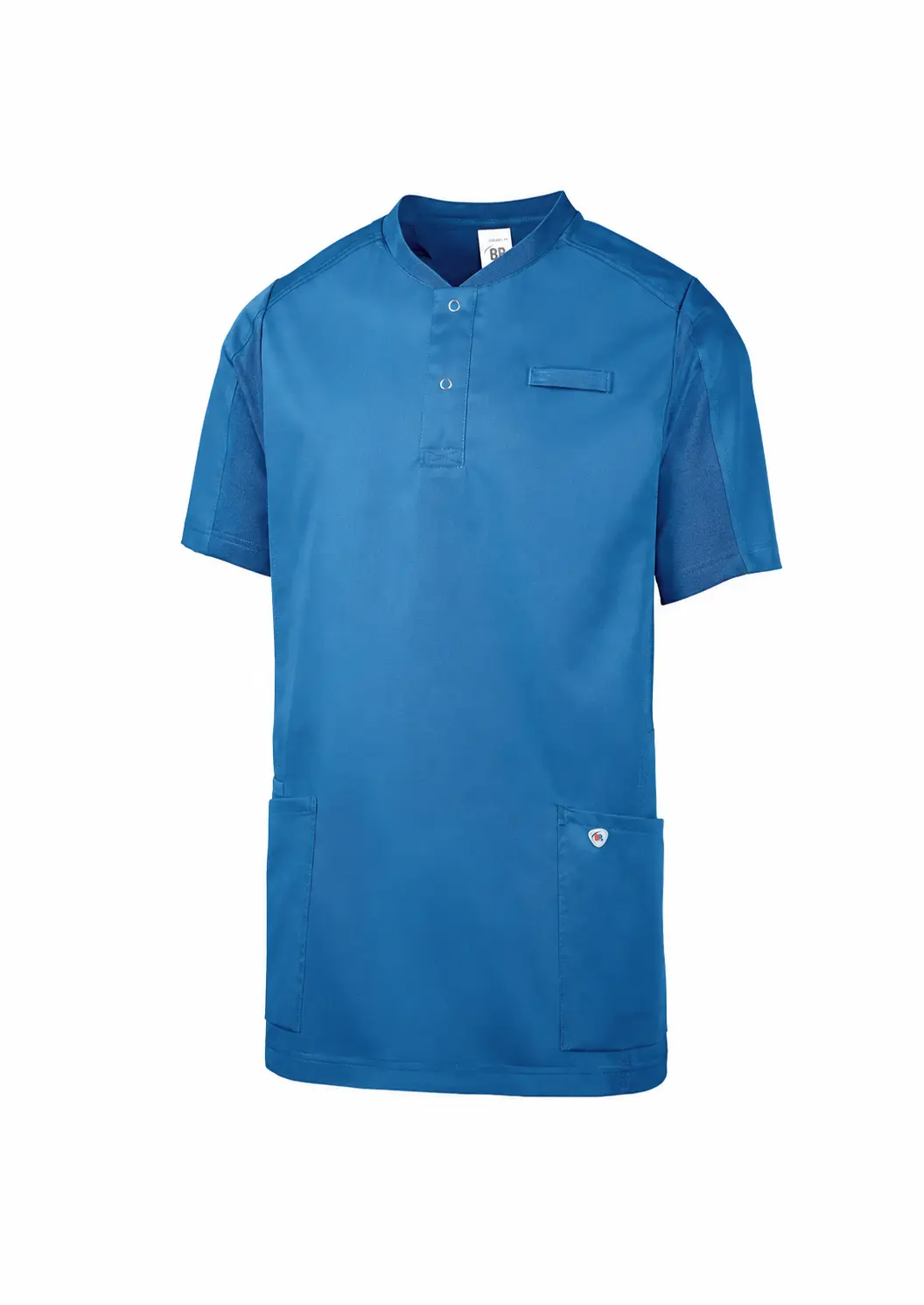 Zorgtuniek 1739 Azuurblauw BP Unisex Voorkant
