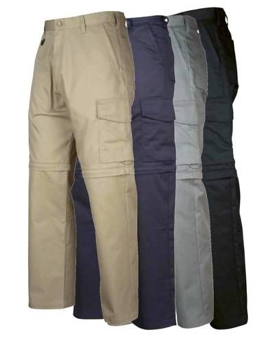 Werkbroek zwart afrits PJ 2502