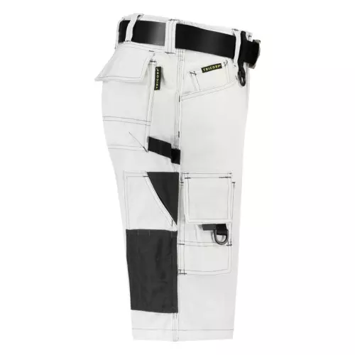 Tricorp Korte Werkbroek Canvas - Wit