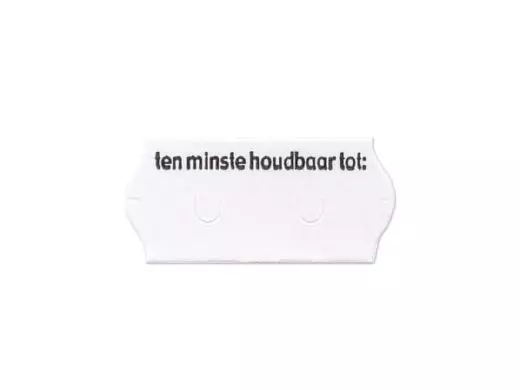 Prijsetiket THT 26x12mm Wit Permanent 1500 stuks