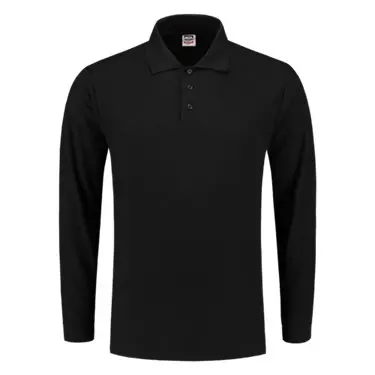 Werkpolo met lange mouw Zwart Tricorp 