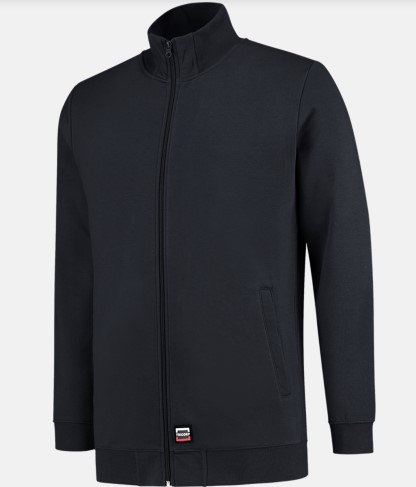 Sweatvest 60Â°C wasbaar marine