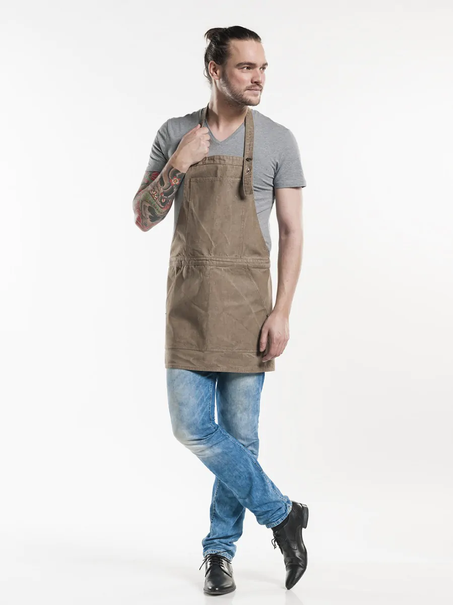 Sloof Bib Apron Salopet Mud Denim 80x70