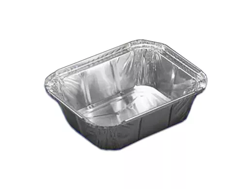 Aluminium bakje 145x120x40mm 470ml