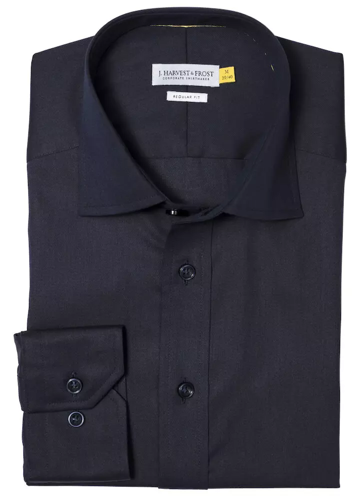 Overhemd heren Yellow Bow donkerblauw J. Harvest & Frost 50