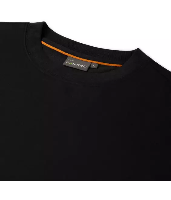 Sweater Chris black/orange