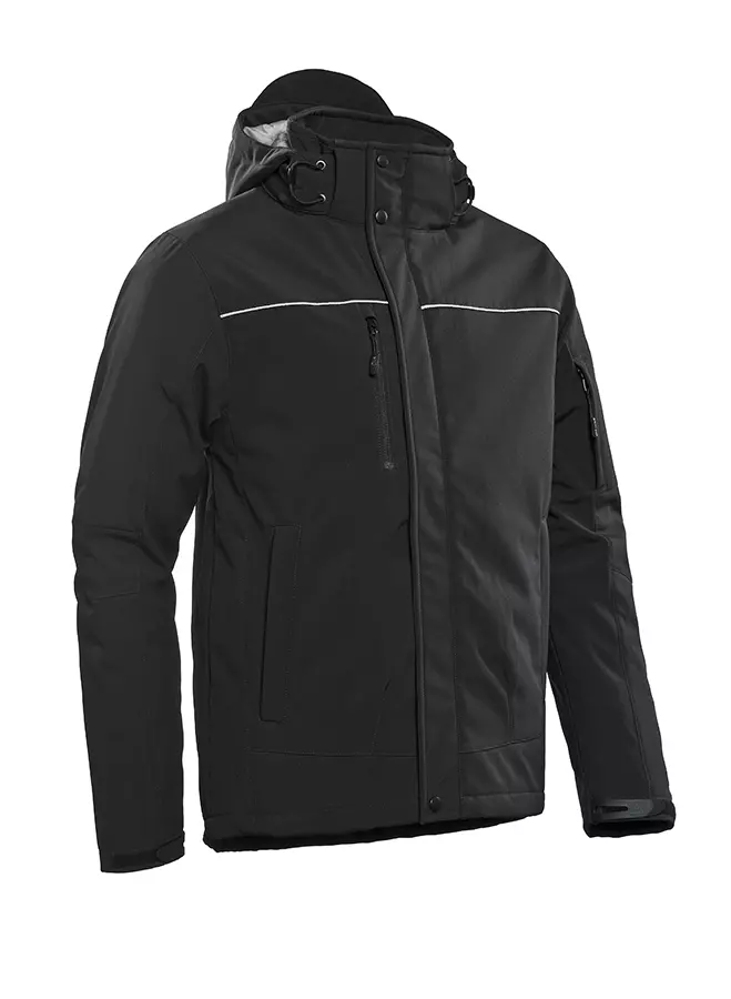 Softshell jas zwart Stockholm heren Santino