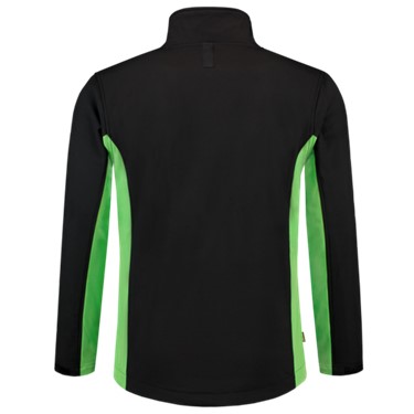 Softshell jas Black/Lime TJ2000