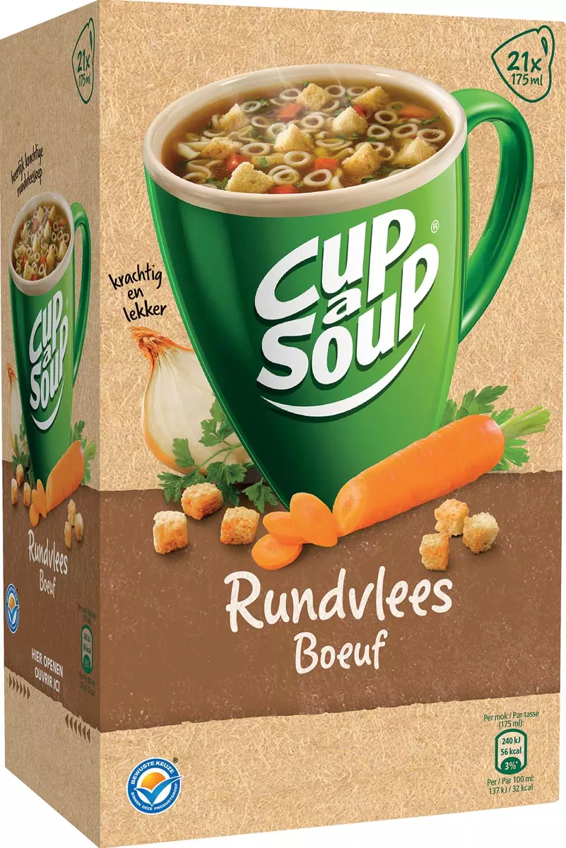 Cup a Soup Rundvlees Doos à 21 zakjes