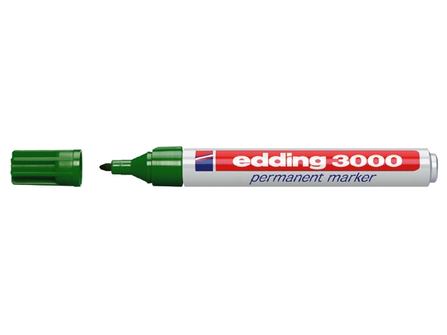 Viltstift Edding 3000 Rond 1.5-3mm groen