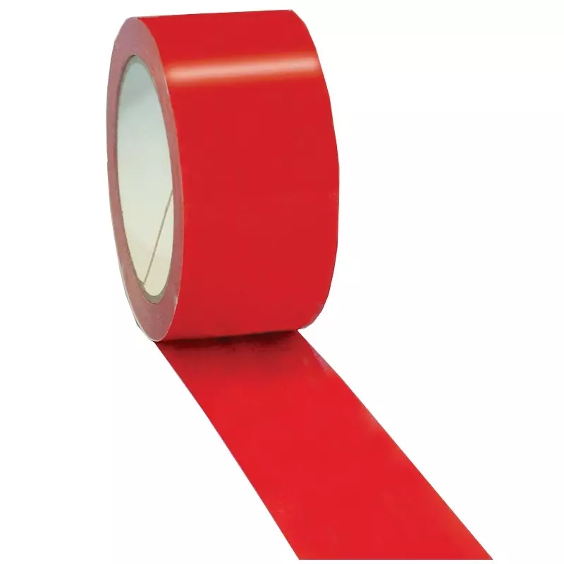 PVC Tape 48mmx66m Solvent Rood