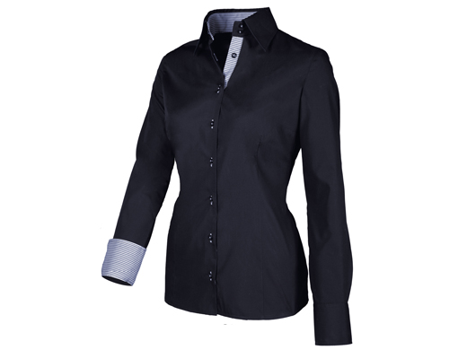 Blouse zwart model 29301 luxe