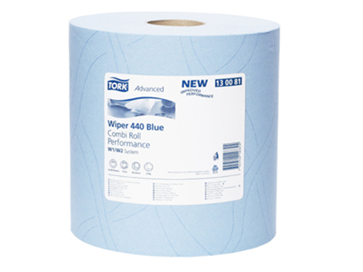 Poetsrol Tork Advanced 440 blauw (pak à 2st)