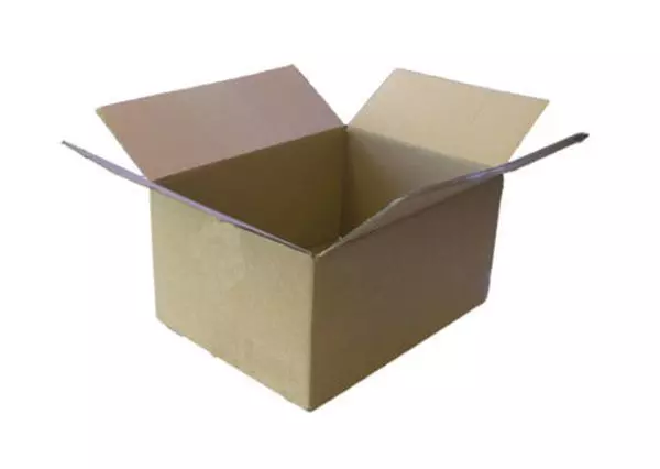 Amerikaanse vouwdoos dubbele golf 394x294x200mm EE-golf Bruin