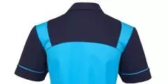 Zorgjas Carmen Azuurblauw/Marine De Berkel Dames Achterkant