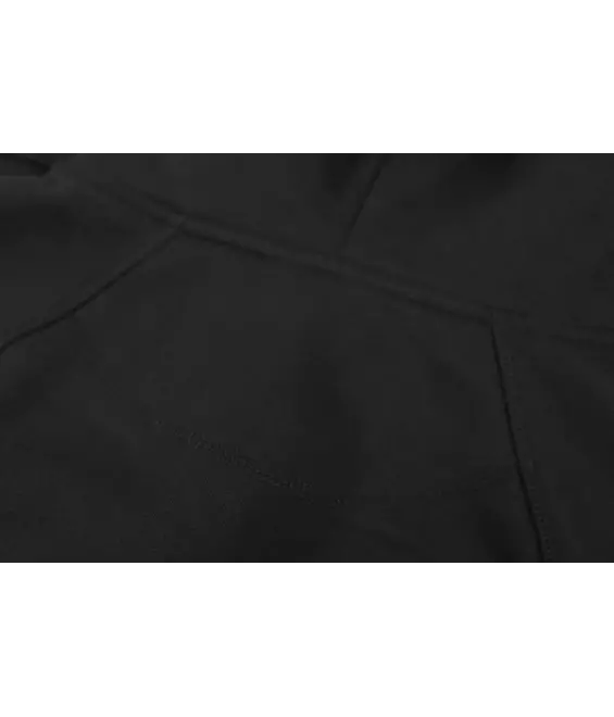 Hooded sweatvest reno Santino zwart