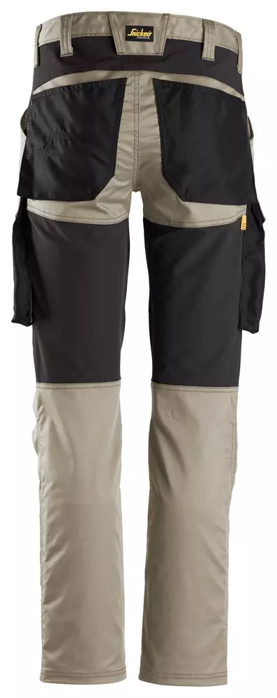 Snickers Allround Werkbroek 6803 Zonder Kniezakken Kaki/Zwart