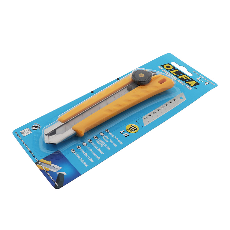 Veiligheidsmes Olfa L1 18mm geel