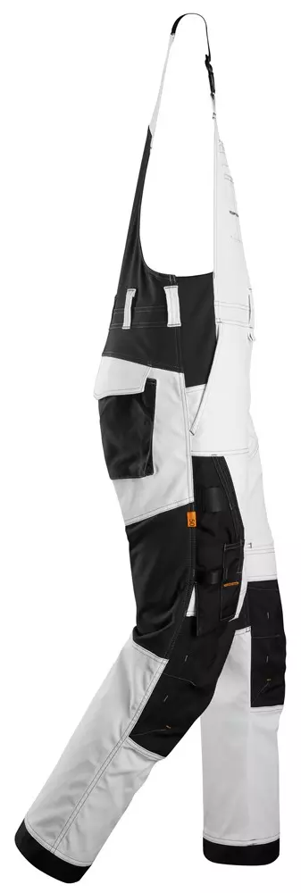 Amerikaanse overall stretch wit/zwart Snickers 6051