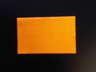 Etiket 26x16 recht zwak klevend fluor oranje