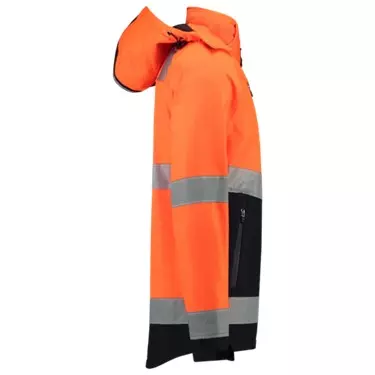 Softshell fluor oranje/blauw TSE3001